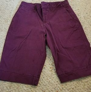 Purple shorts